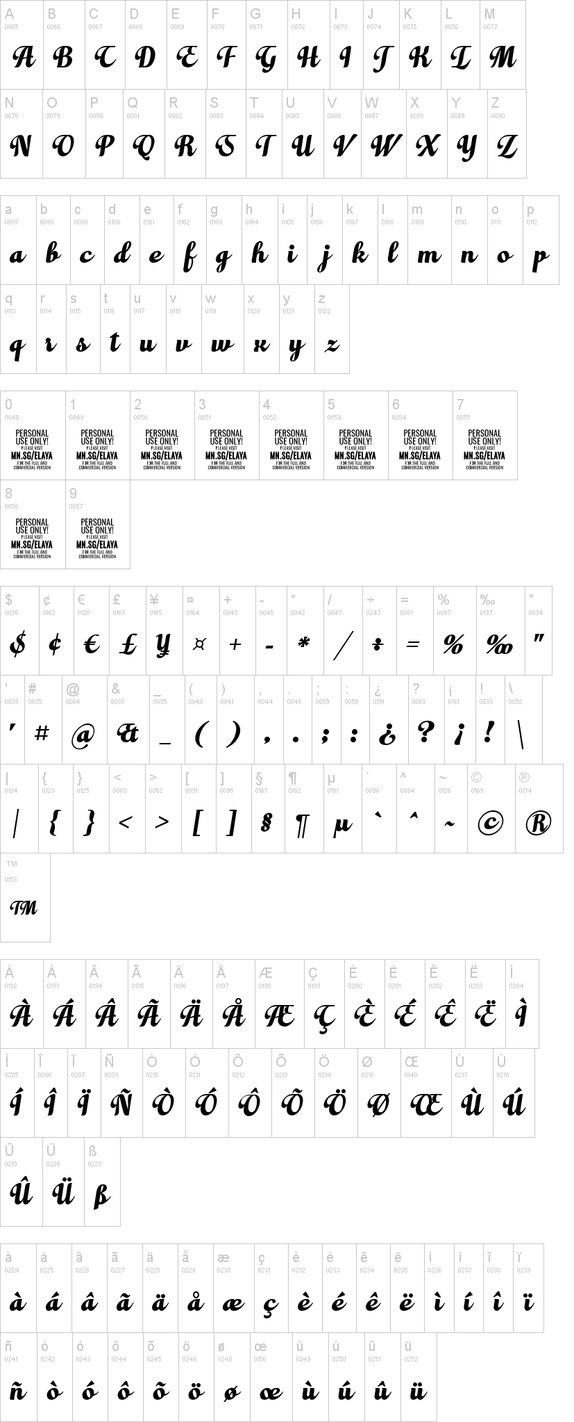 Elaya Script