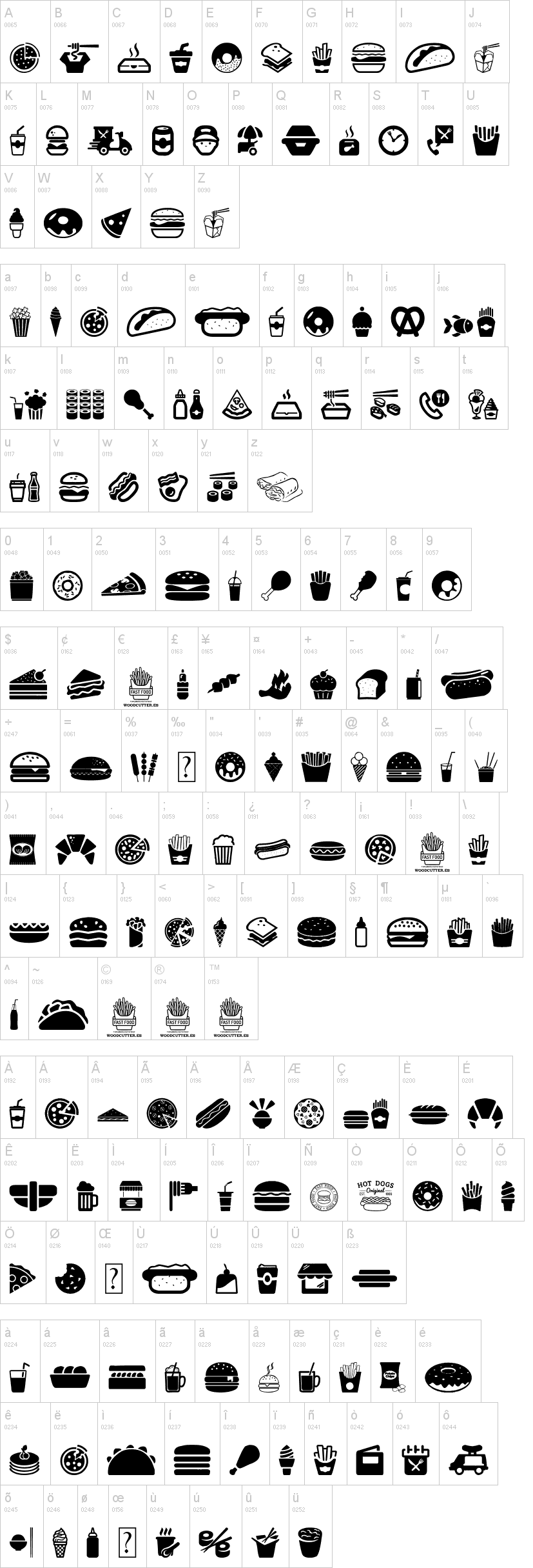 Fast Food Icons