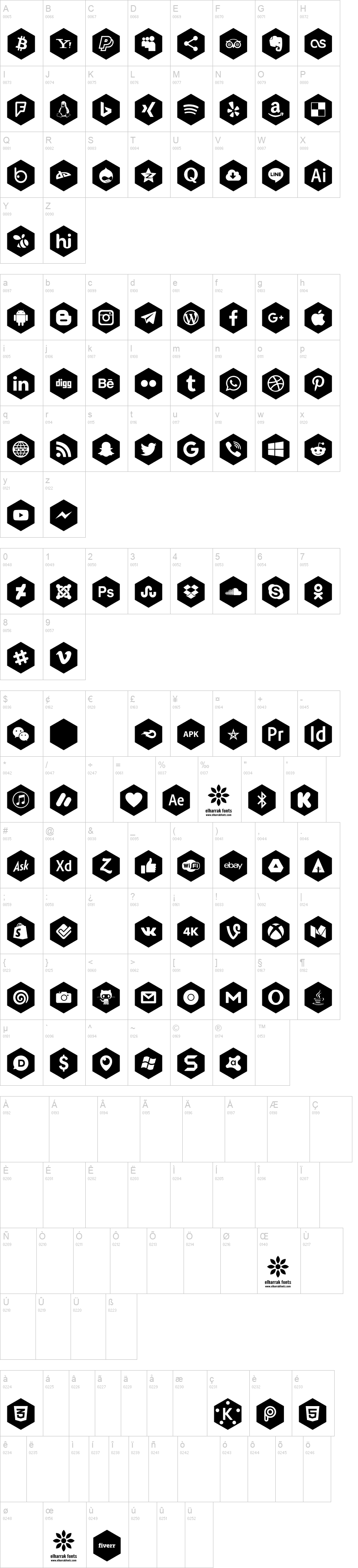 Font Icons 120