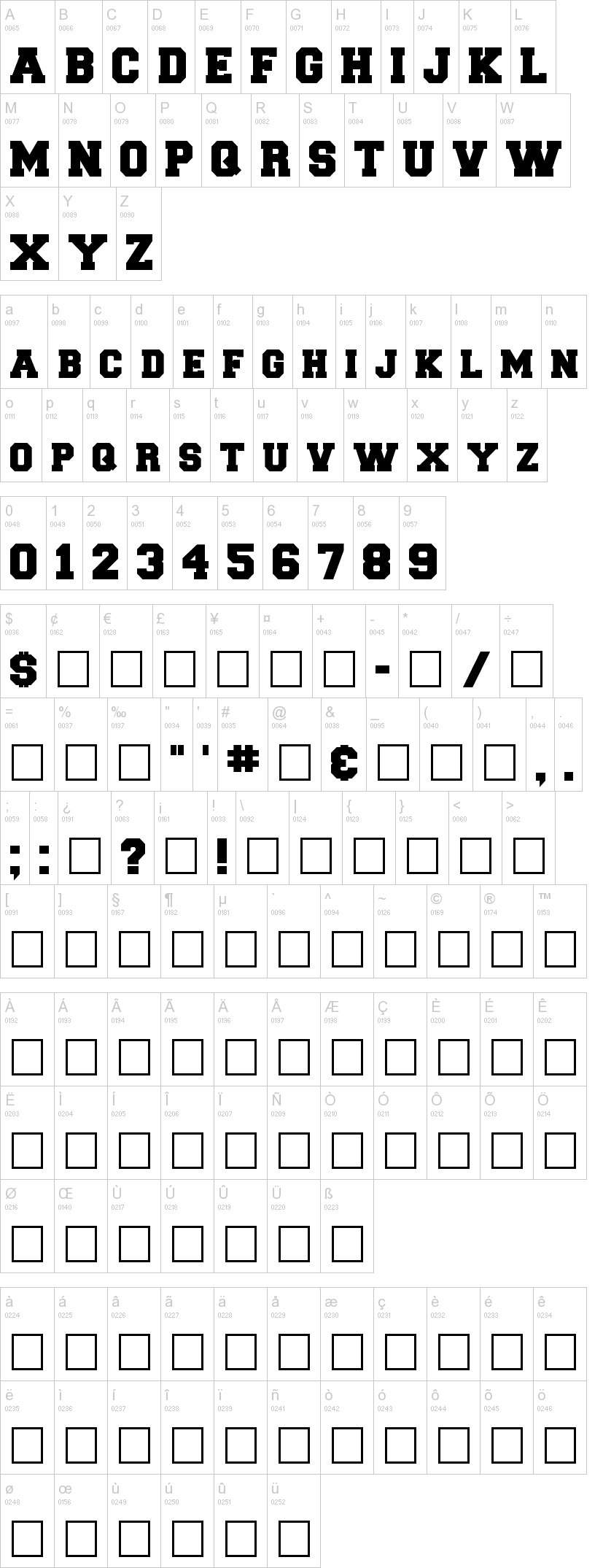 Freshman Font