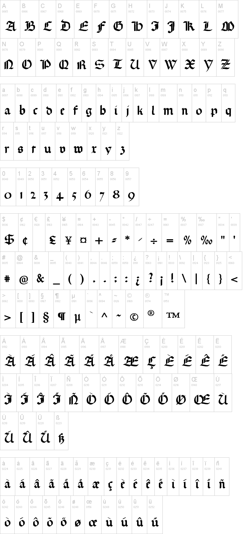 Gotische Missalschrift Font Dafont Com