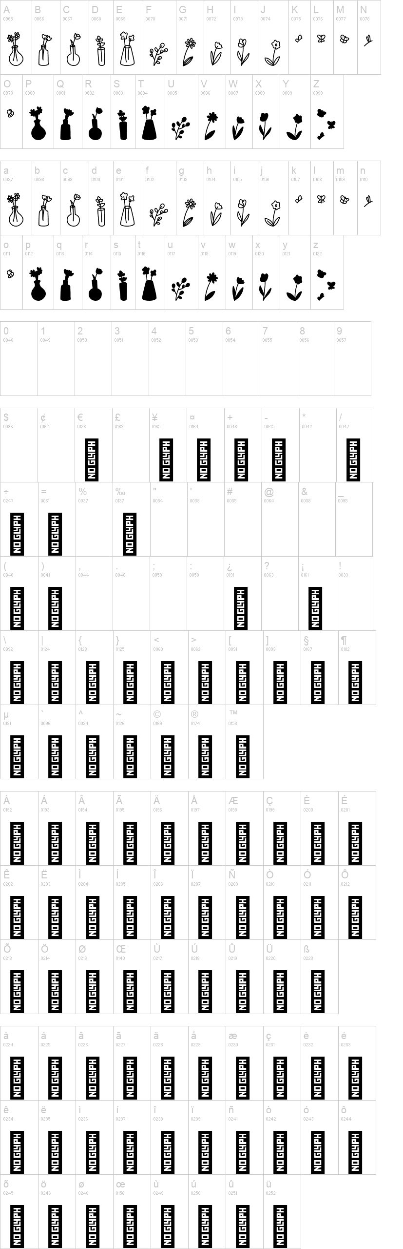 Growing Garden Dingbats