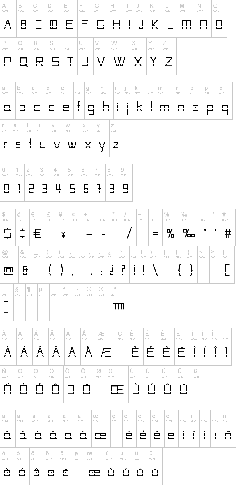 Hueco Font