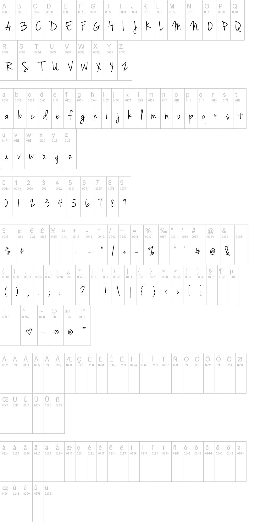 6mm Jenna Sue Font Alphabet Letter Combination Stamp Set - SGCH-JSUJSL6MM