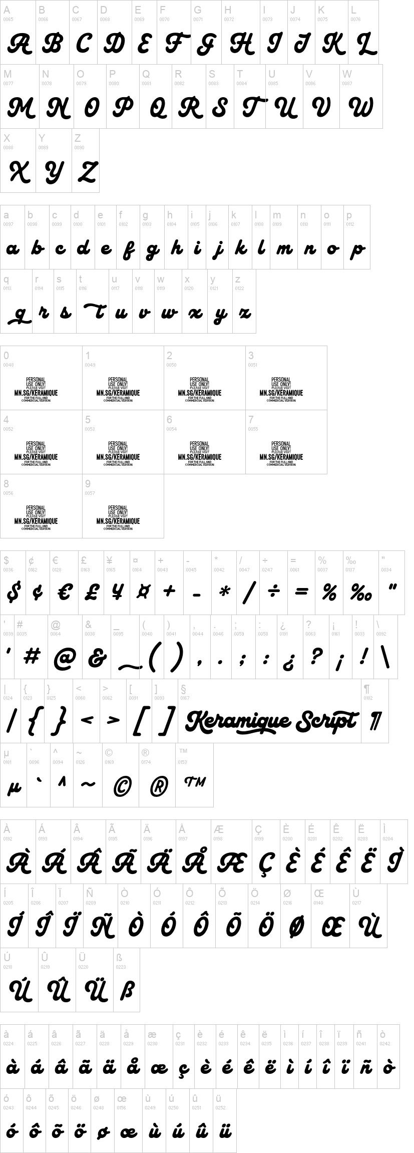 Keramique Script