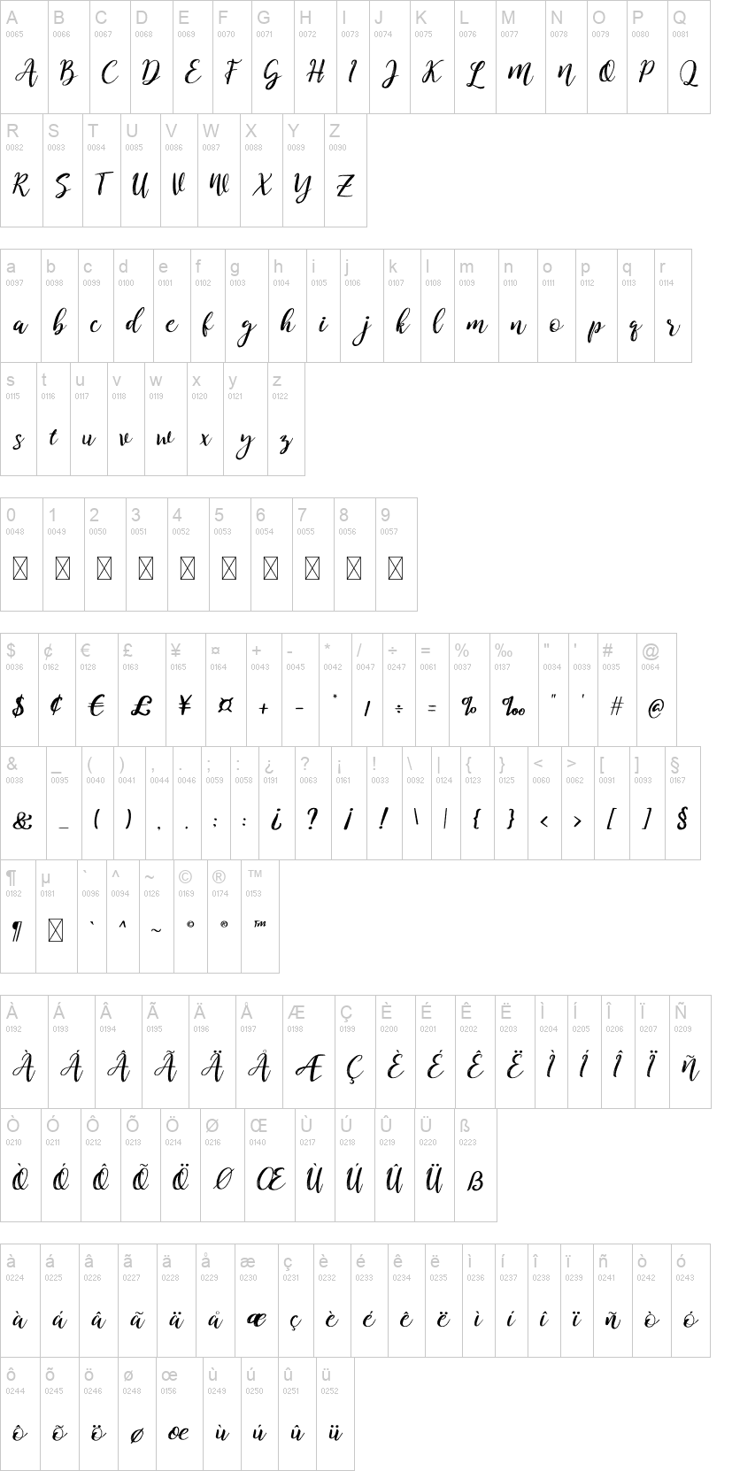 Kitahara Brush Script