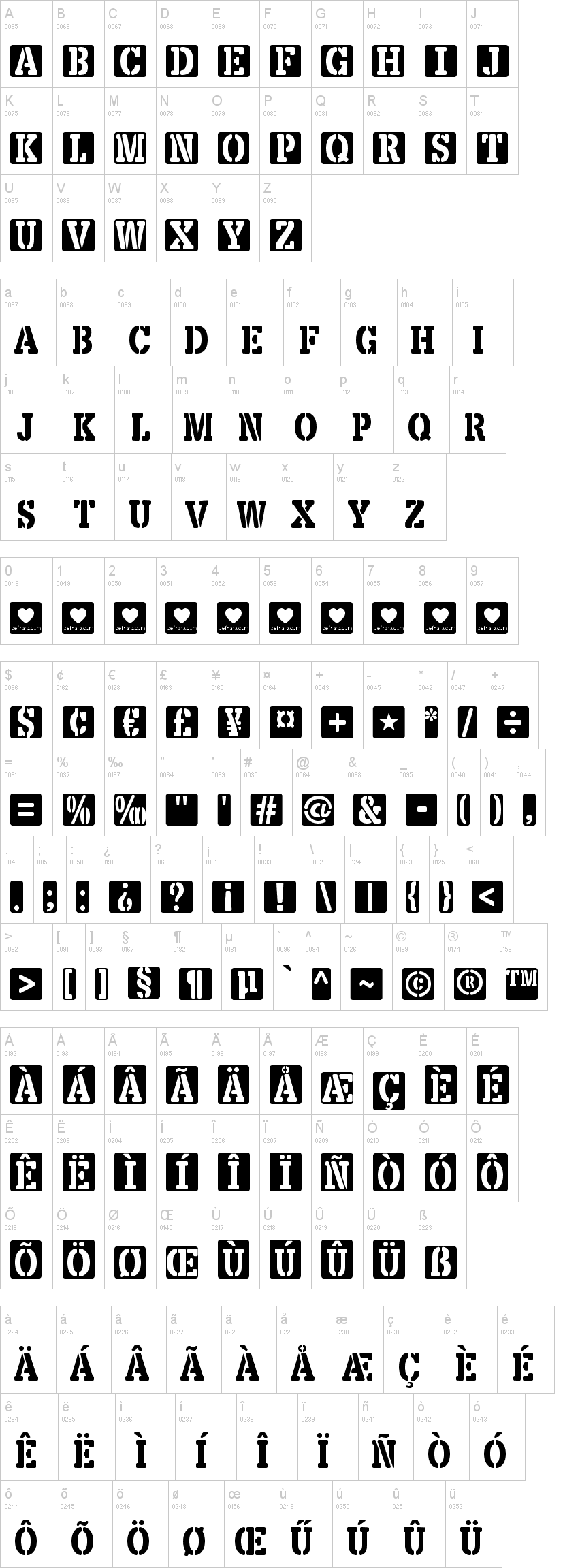 Love-Box Font