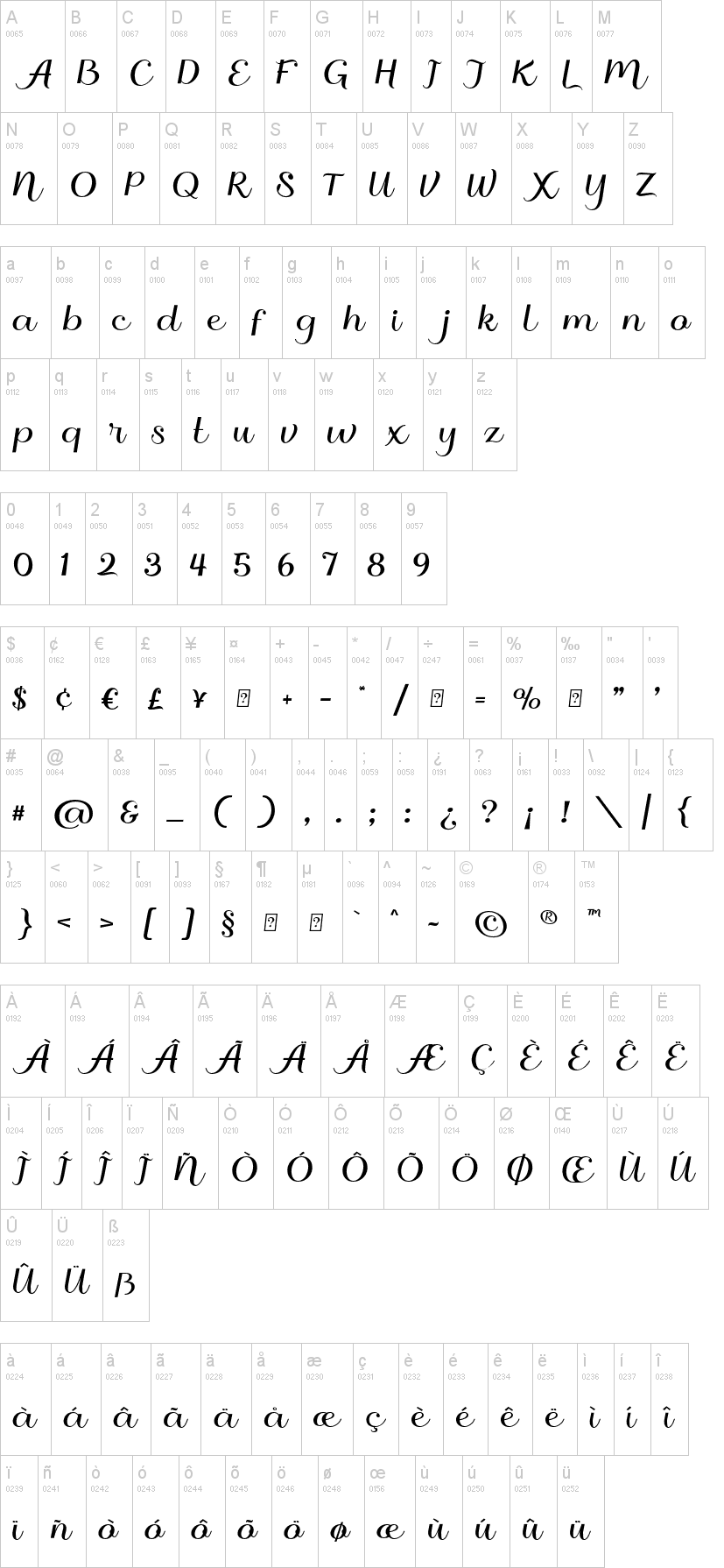 Masculine Script