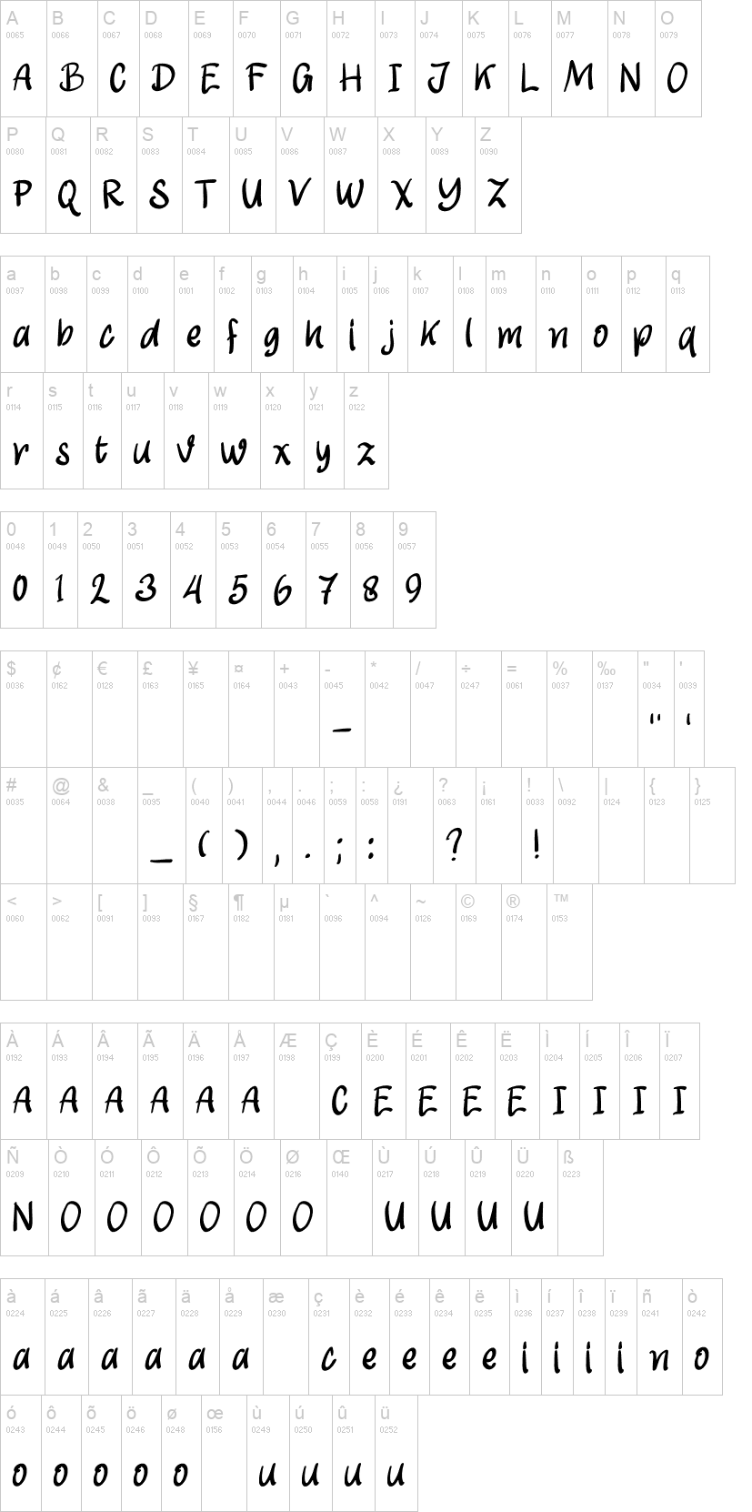 My First Font