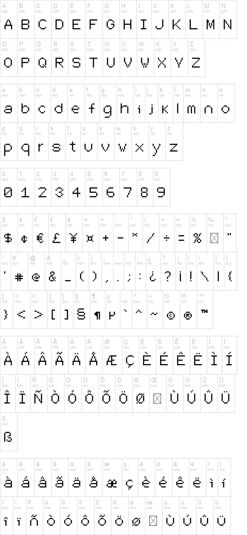 My Standard Font | dafont.com