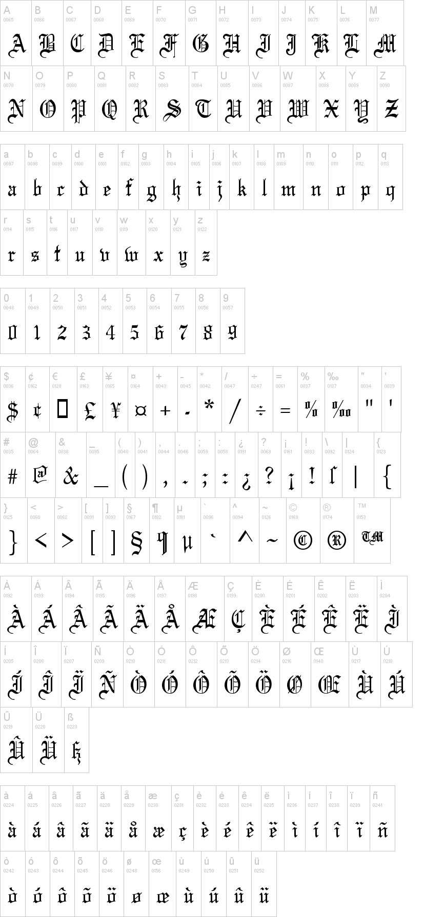 Olde English Font Dafontcom