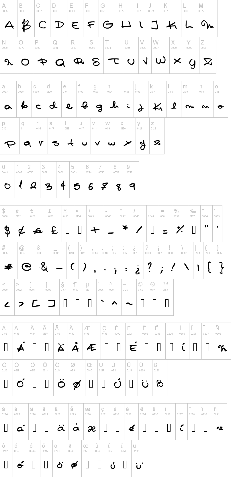 Pashiz's Font