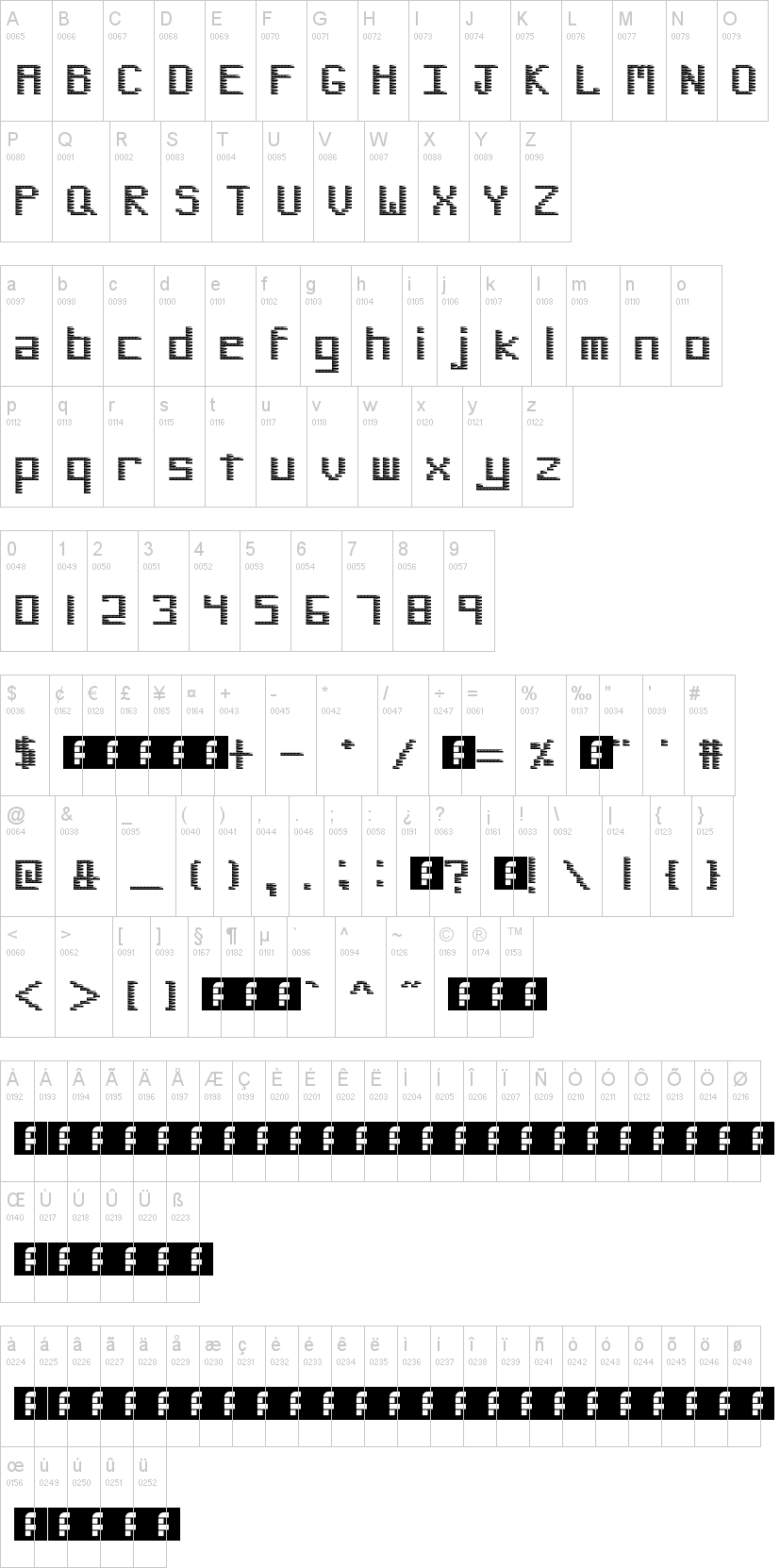 Pinstripe Bitmap