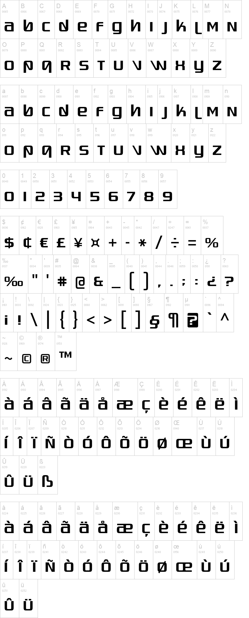 Quadaptor Font