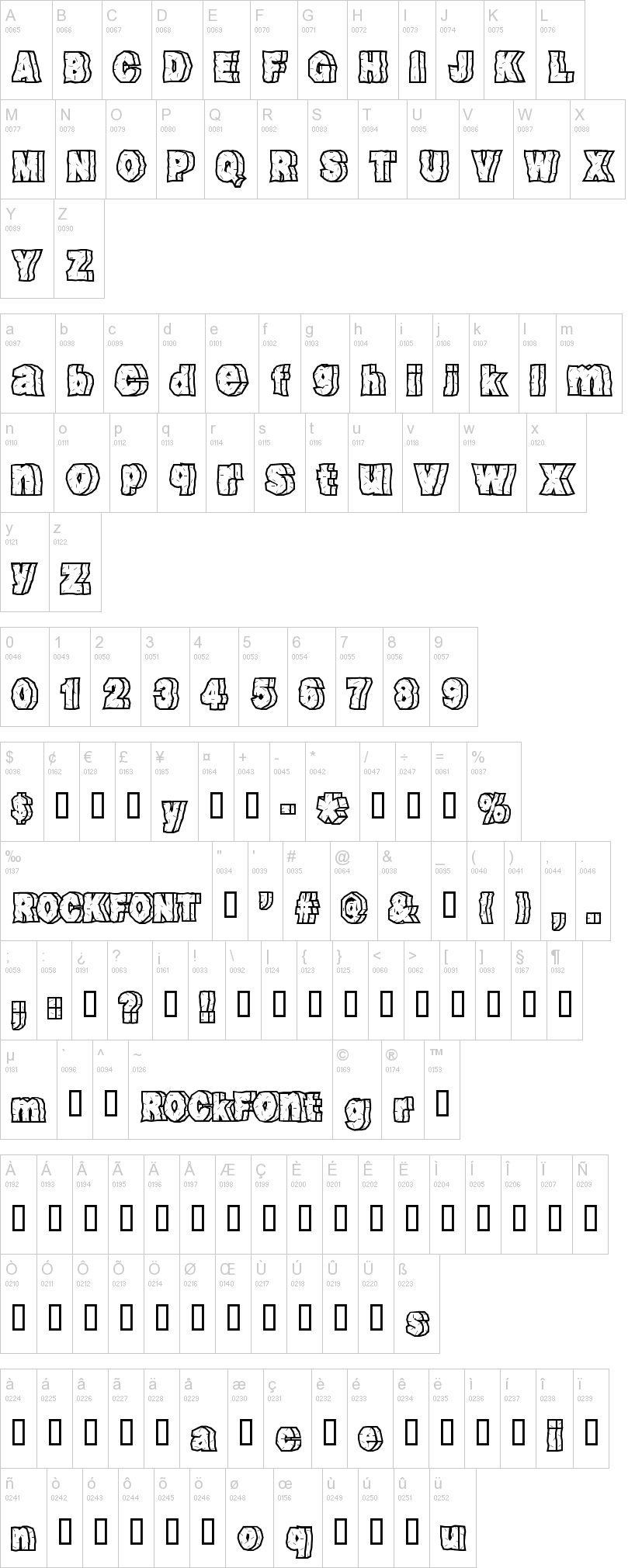 Rock Font