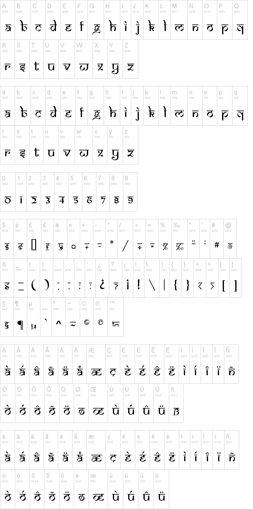 samarkan normal truetype font