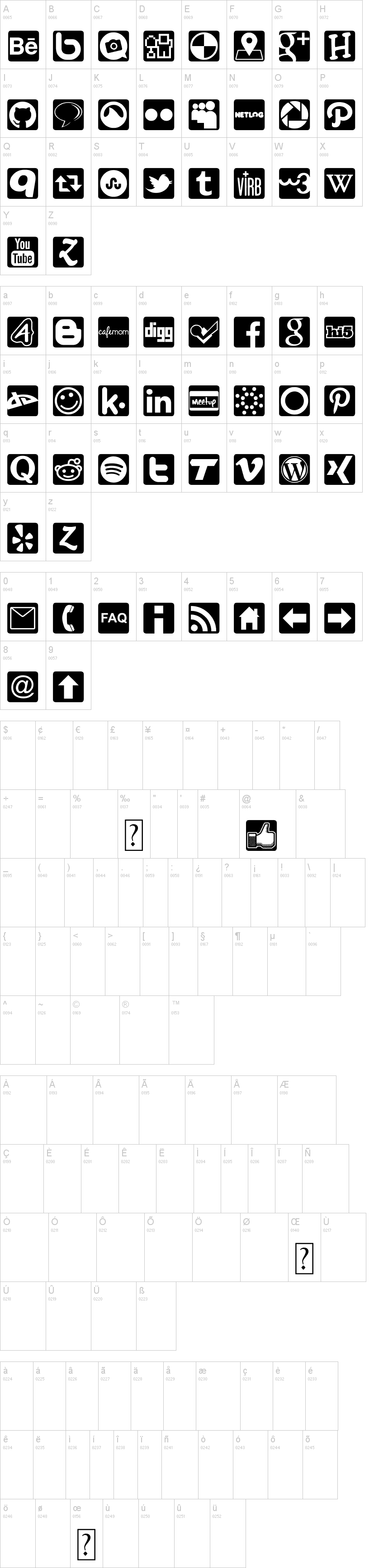 Social Icons - Pro Set