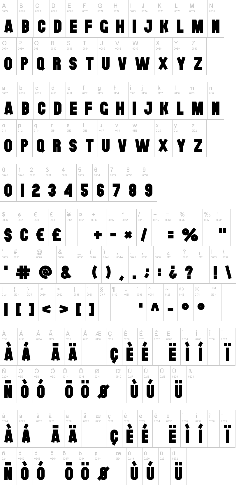 The Black Font