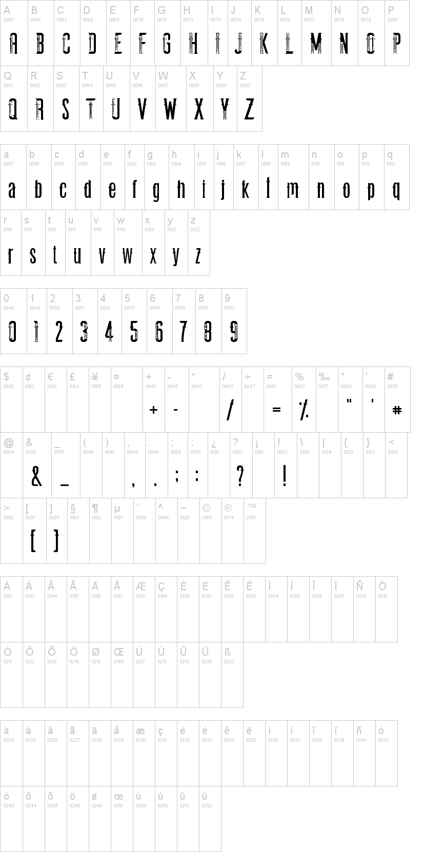 Vastenburg Typeface