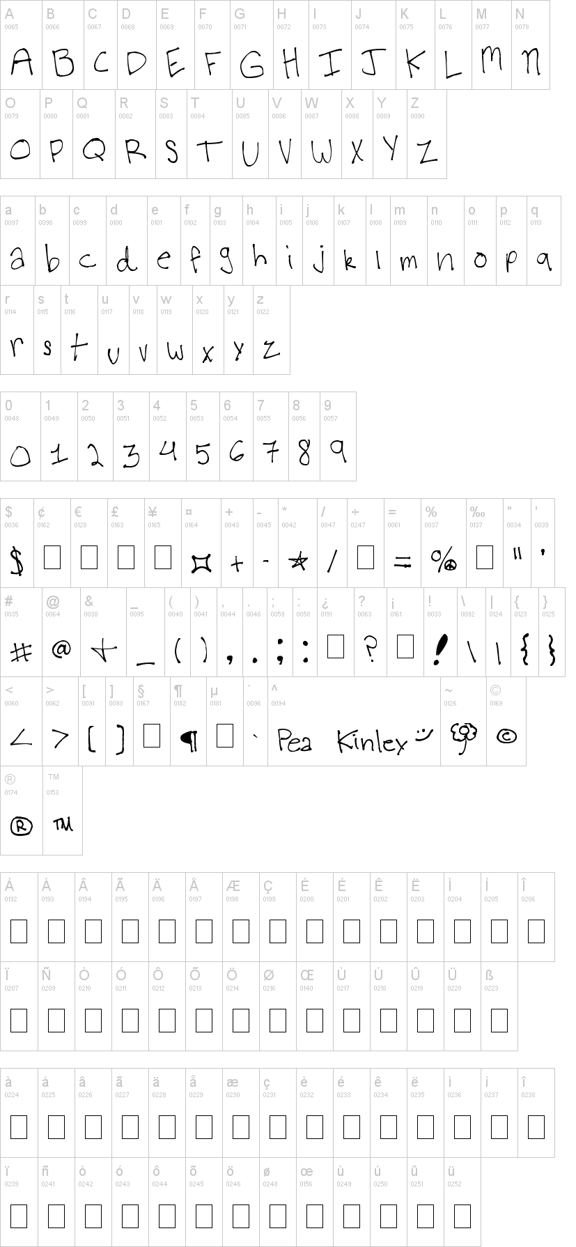 Virginia's Kool Font