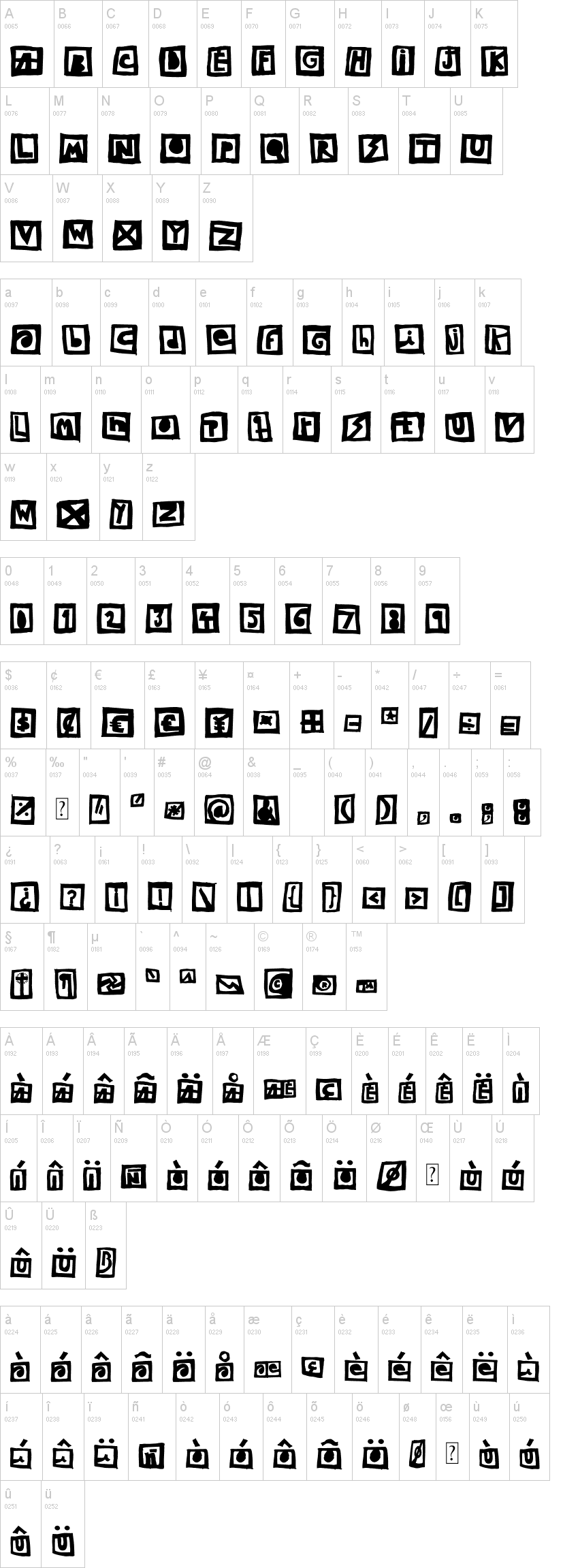 Woodcutter Black Square