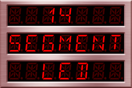 Kampioenschap preambule dreigen 14 Segment LED Font | dafont.com