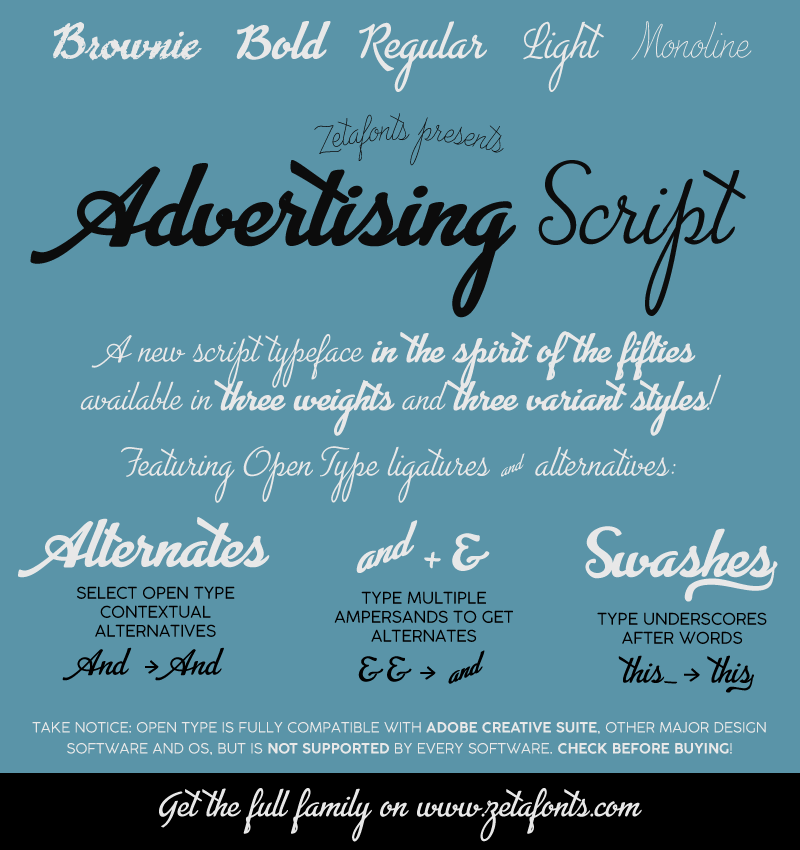 Advertising Script Font Dafont Com