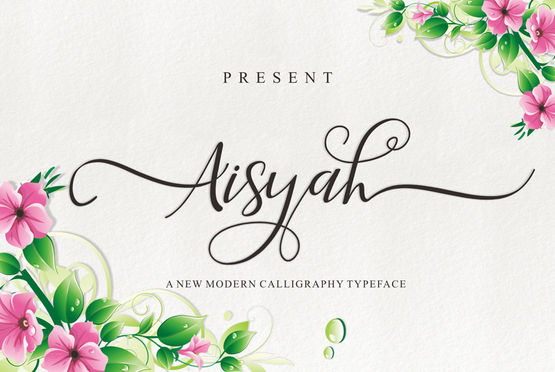 Download Free Aisyah Font Dafont Com Fonts Typography
