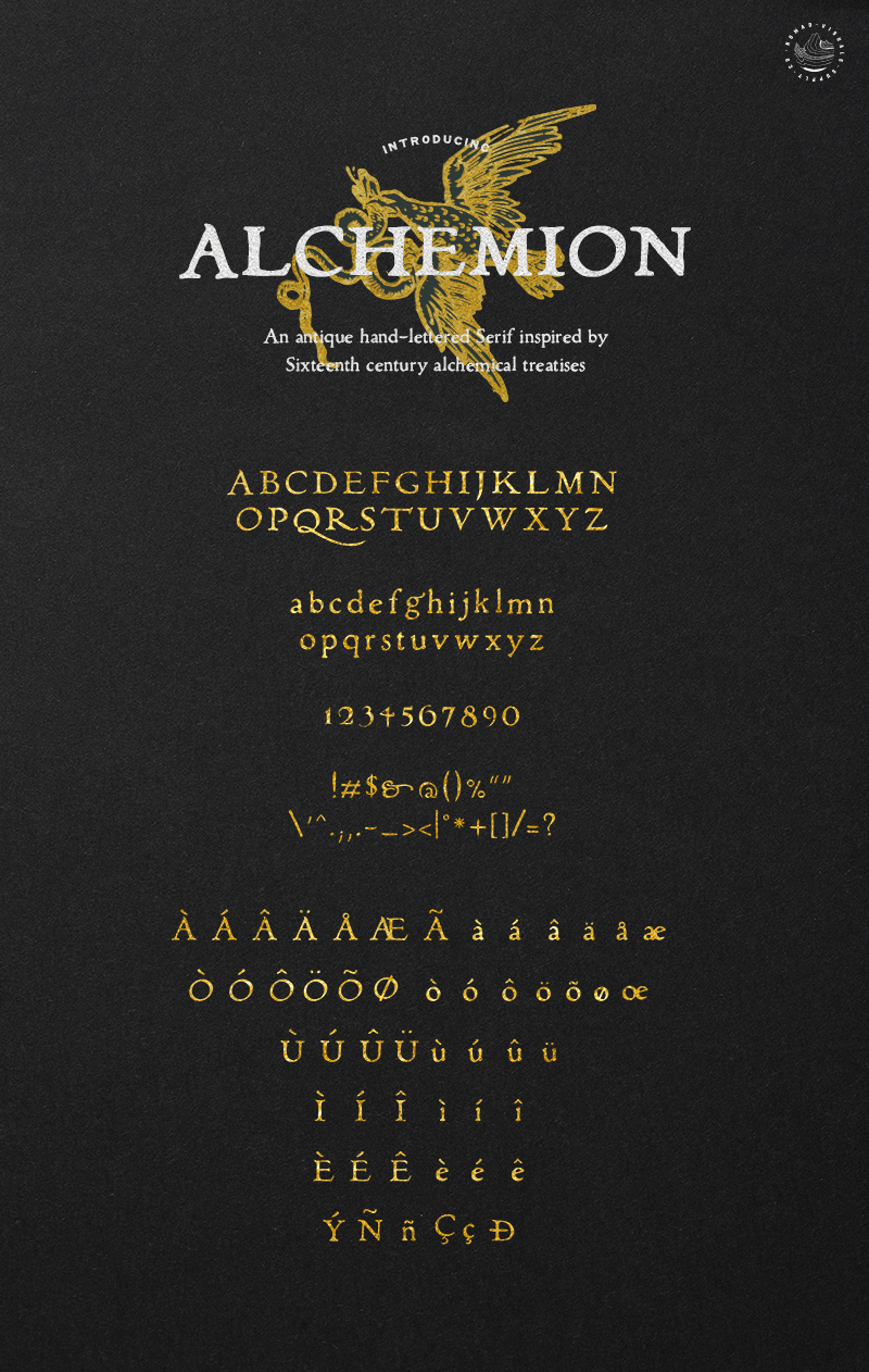 Alchemion Font Dafont Com