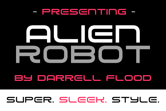 Download Free Alien Robot Font Dafont Com Fonts Typography