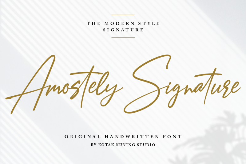 Signature Font