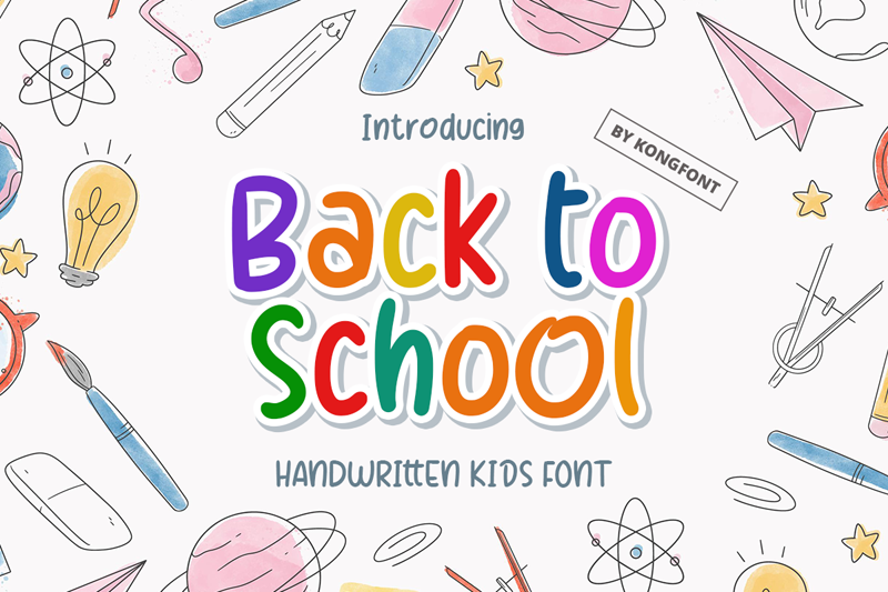 Back to School Font 