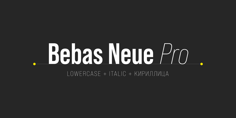 perforere Tage med Uoverensstemmelse Bebas Neue Font | dafont.com