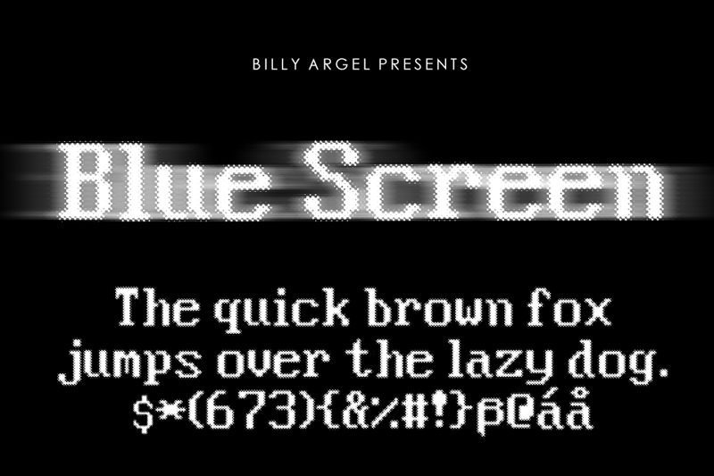 Blue Screen, English