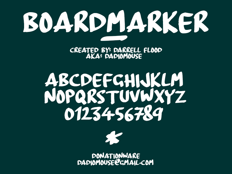 Marker Font