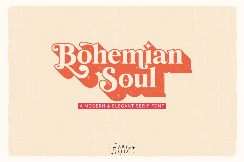 Værdiløs godtgørelse tempereret Bohemian Soul Font | dafont.com
