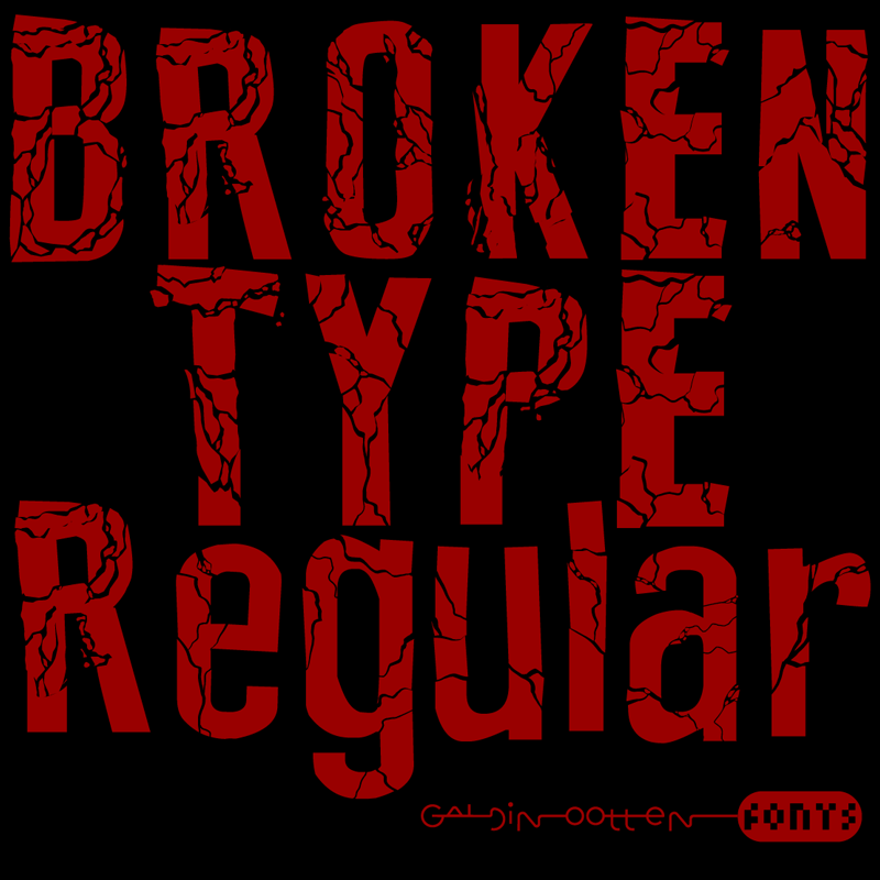 Breaking Font