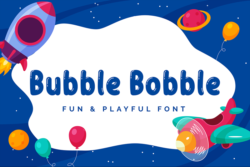Download Free Bubble Bobble Font Dafont Com Fonts Typography