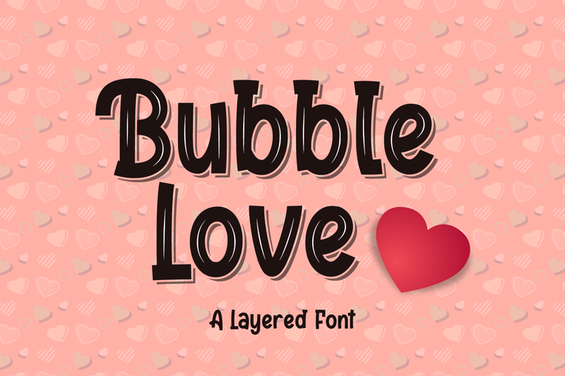 Bubble Love Free Font Download