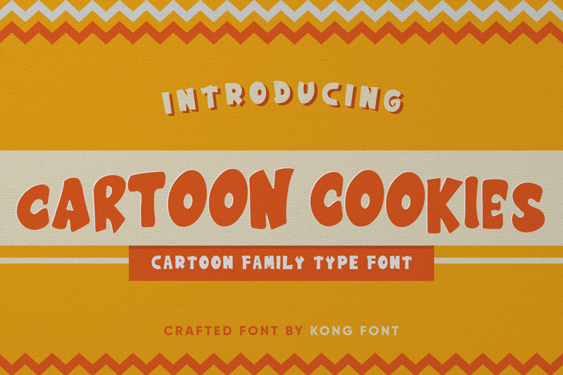 Cartoon cookies Font 