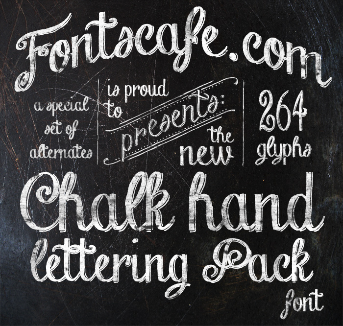 Download Free Chalk Hand Lettering Shaded Font Dafont Com Fonts Typography