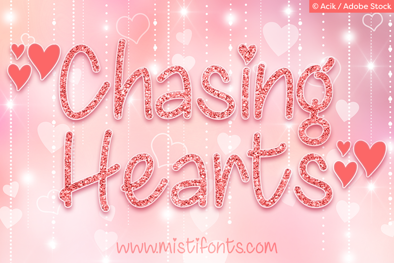 Download Free Chasing Hearts Font Dafont Com PSD Mockup Template