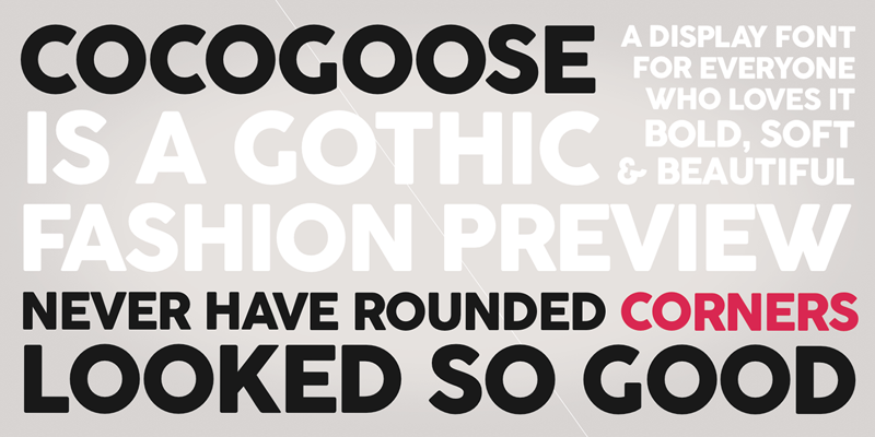 Cocogoose Font | dafont.com