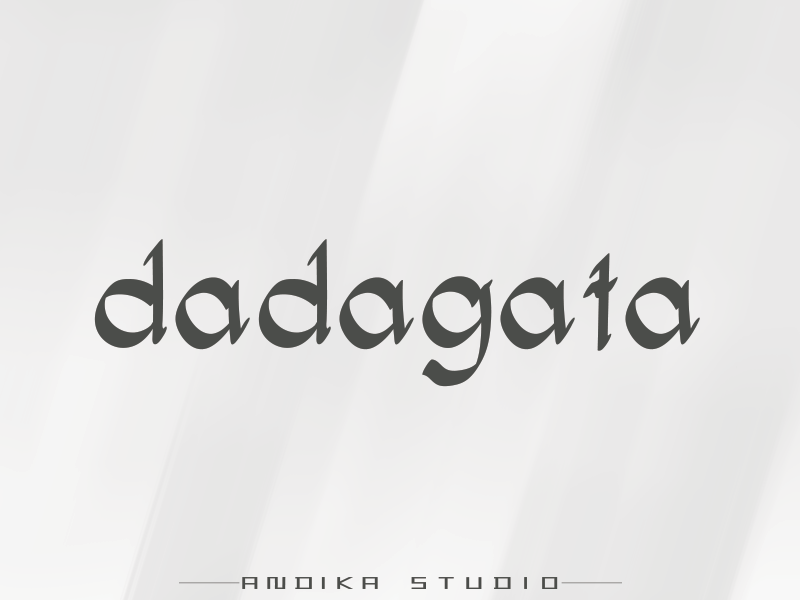 Download Free Dadagata Font Dafont Com PSD Mockup Template