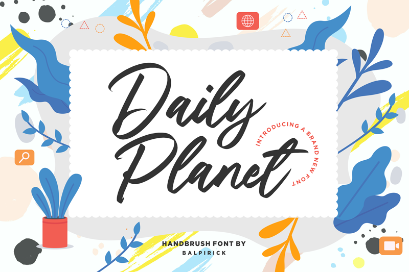 Download Free Daily Planet Font Dafont Com PSD Mockup Template