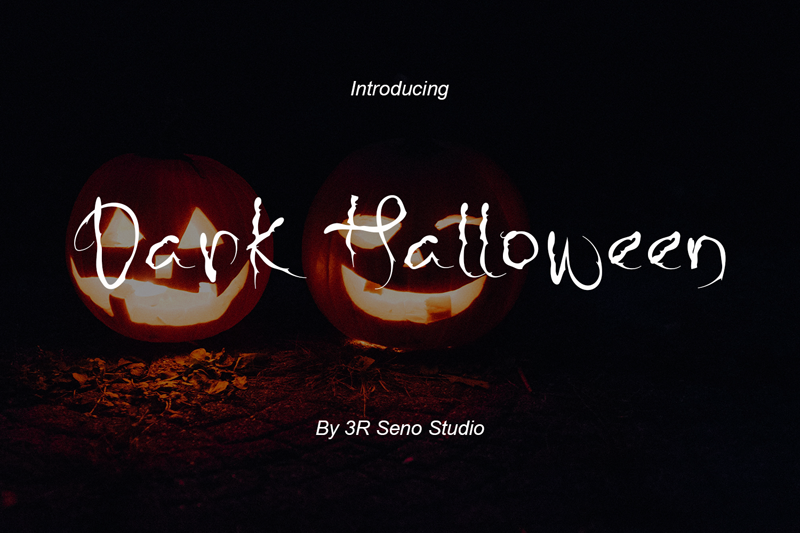Dark Halloween Font 
