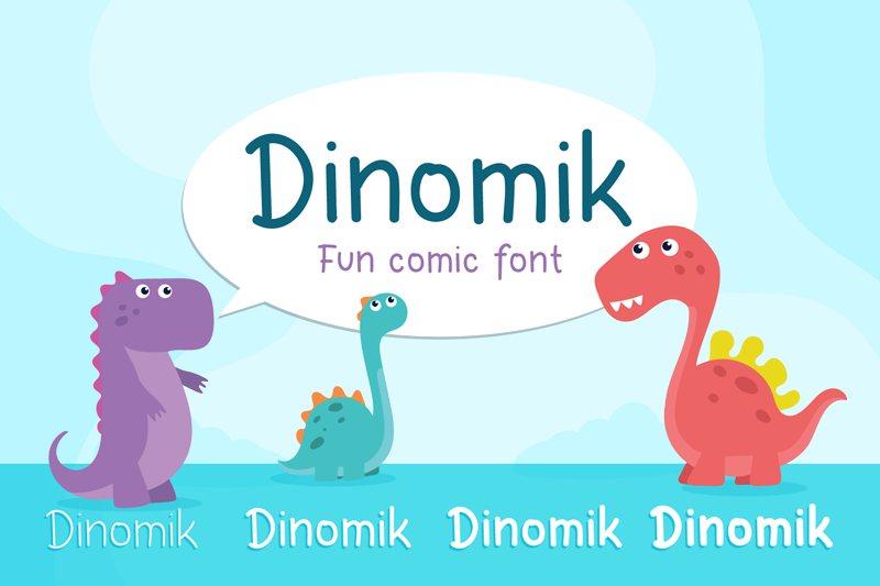 OTF a Cute and Fun Digital Font Dina Marink