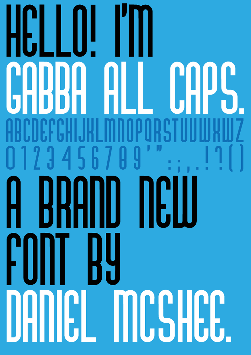Gabba All Caps Font | Dafont.com