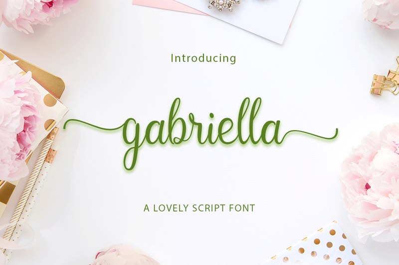Download Free Gabriella Font Dafont Com Fonts Typography