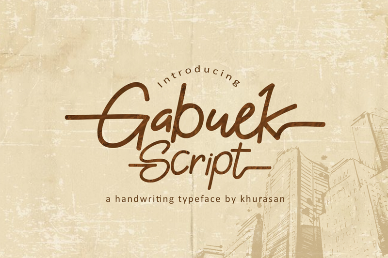Gabuek Script Font Dafont Com